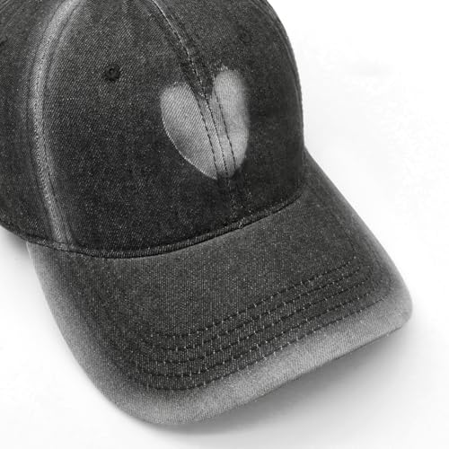 Baseball Cap for Women Men Classic Strapback Hats Adjustable Sun Hat - color: Black B