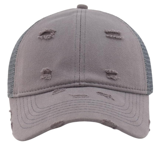 Comfy Soft Vintage Washed Trucker Baseball Cap - Women Men Unstructured Dad Hat | Snapback | Soft Crown | Soft Mesh - color: Distresssed Charcoal, size: One Size