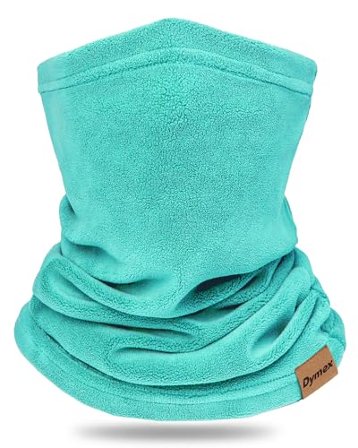 Dymex Kids Neck Warmer Gaiter Winter Fleece Face Neck Cover Balaclava Cold Weather Windproof Face Mask for Boys Girls - color: Lake Blue