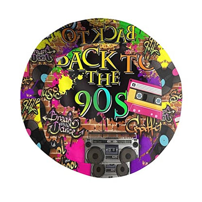 Funny Retro 80s 90's Style Design Summer Unisex Reversible Print Bucket Hat - color: 80s_ 90s 10