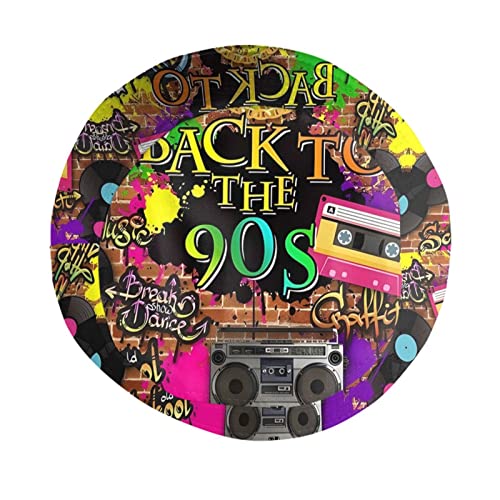 Funny Retro 80s 90's Style Design Summer Unisex Reversible Print Bucket Hat - color: 80s_ 90s 10
