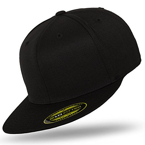 Flexfit Men's Premium 210 Fitted Cap - color: Black, size: Small