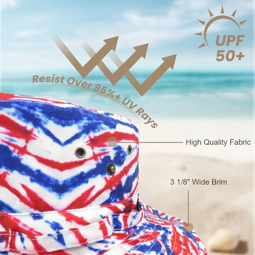Bucket Hat UV Protection Sun Hat, Boonie Fishing Safari Hats for Outdoors - color: Floral Print Pink