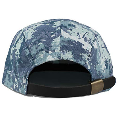 The Hat Depot Exclusive Made in USA Cotton 5 Panel Unstructured Outdoor Cap - color: Camo4