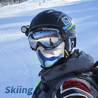 YESLIFE Summer Balaclava Ski Mask for Men&Women, Face Mask - color: Camo Blue