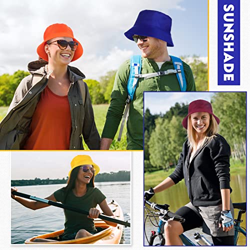 Haysandy Bulk Bucket Hats for Summer Camps Sun Protection Quick Dry Fishing Hats for Teams and Group Events - color: Multicolor