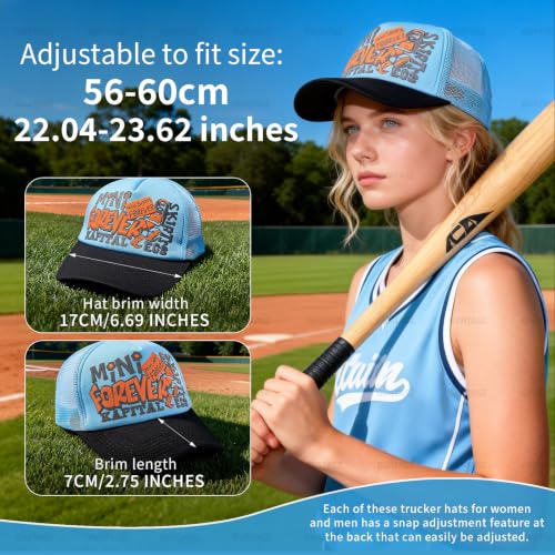 Breathable Snapback Trucker Hats Summer Baseball Caps Adjustable Outdoor Mesh Snap Back Hats for Daily Use - color: Mg-bcm2630-pink