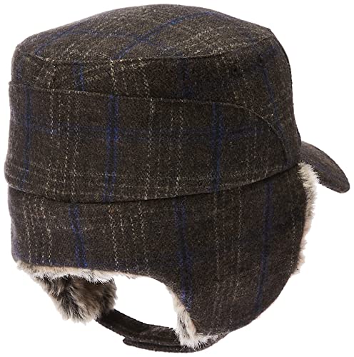 Jeff & Aimy Unisex Winter Earflap Trapper Hunting Ski Hat Baseball Cap 54-62CM - color: 92680-brown, size: Medium