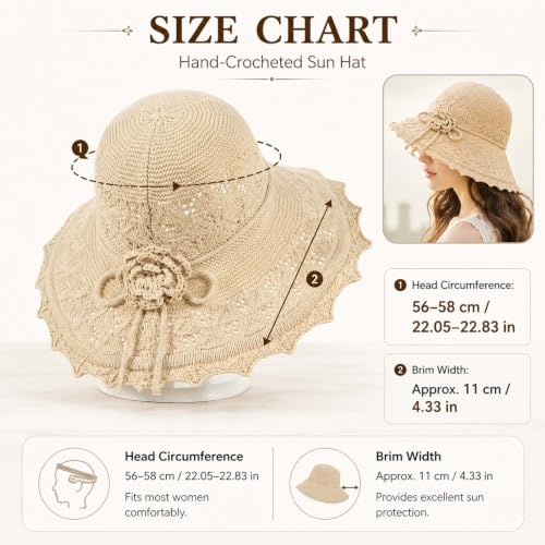 Woven Straw Bucket Hat for Women Bowknot Straw Bucket Hats Packable Sun Hats Summer Party Travel Daily Wear - color: Beige
