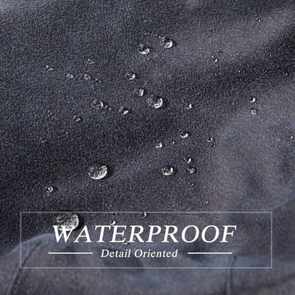 TOP-EX UPF 50+ Waterproof Newsboy Flat Cap for Men, XL/XXL - color: Navy (Waterproof Waxed Cotton), size: Large-X-Large
