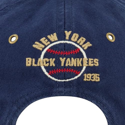 Blue Marlin Dad Hat, Adult Cotton Baseball Cap with Curved Brim, One Size. - color: New York Black Yankees