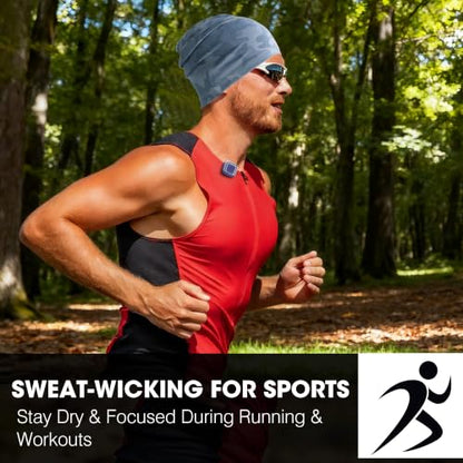 WTACTFUL Cooling Breathable Skull Cap Men Women, Sweat Wicking 1-2-4 Pack - color: 1 Piece - Camoblue