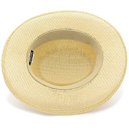 Panama Jack Mens Straw Safari Sun Hat - color: Black, size: Large-X-Large