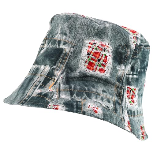 Armycrew Travel Outdoor Lightweight Bucket Hat - color: Dark Green Multi