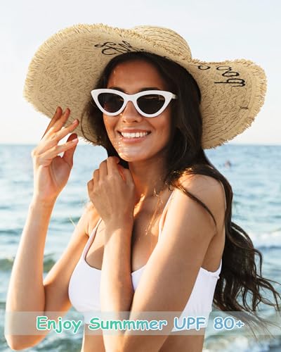 Sun Hats for Women Beach Hats for Women - color: Beige