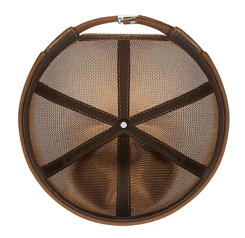 DIYDECAL Mens Mesh Brimless Cap,Summer Skullcap Docker Beanie Hat - color: Coffee