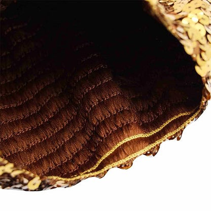 JUMISEE Sparkly Sequin Berets for Women Girls Fashion Beanie Hat Costume Accessories for Festival Party Dance - color: Coffee
