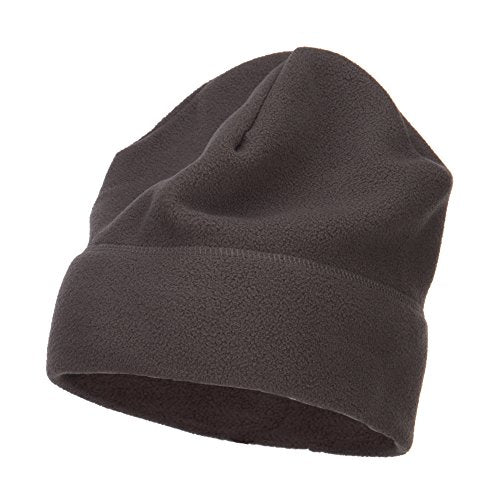 e4Hats.com Big Size Fleece Beanie - color: Grey, size: One Size