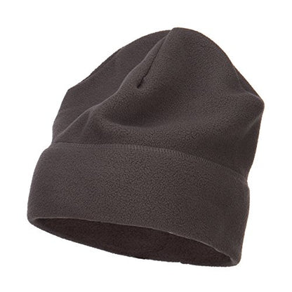 e4Hats.com Big Size Fleece Beanie - color: Grey, size: One Size