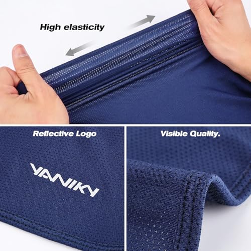 YANIKY Bandanas Skull Caps for Men, Do Rag Women Breathable Helmet Liner - color: Blue