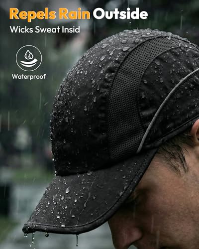 Mens Womens Baseball Caps Hat Breathable Sun Protection Running Golf Hats for Men Women for Outdoor Activities - color: Black