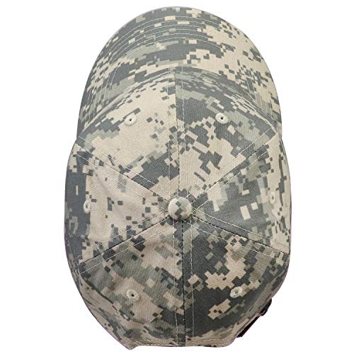 Falari Classic Baseball Cap Dad Hat 100% Cotton Soft Adjustable Size - color: Camouflage - Gray Digital