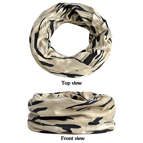XYIYI Womens Chemo Headwear Hats Cotton Slouchy Beanie Cap Scarf - color: 2pcs Camouflage