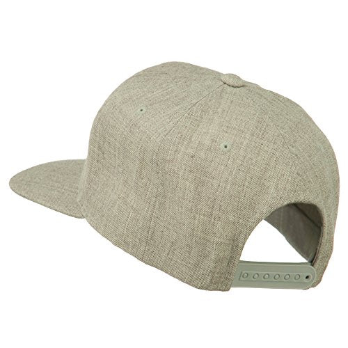 e4Hats.com Pink Diamond Outline Embroidered Snapback Cap - color: Heather