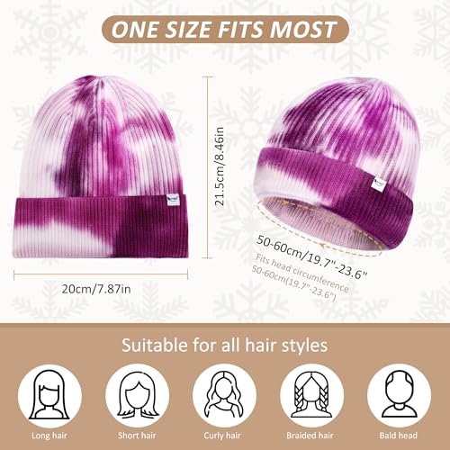 Winter Beanie Soft Warm Knit Hat Daily Cuffed Cap for Men Women - color: Army Green