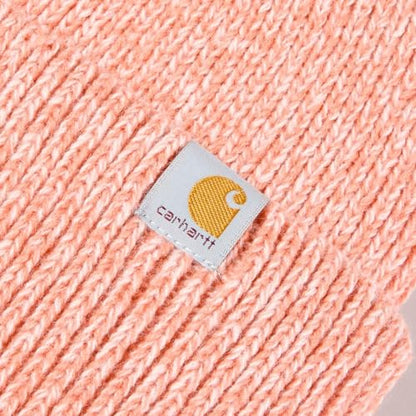 Carhartt Women's Knit Pom-Pom Cuffed Beanie - color: Dusty Cedar