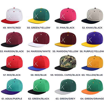 JPAK Drum Stick Hip-Hop Snapback Hat Embroidered Baseball Cap Drummer - color: 11. Maroon