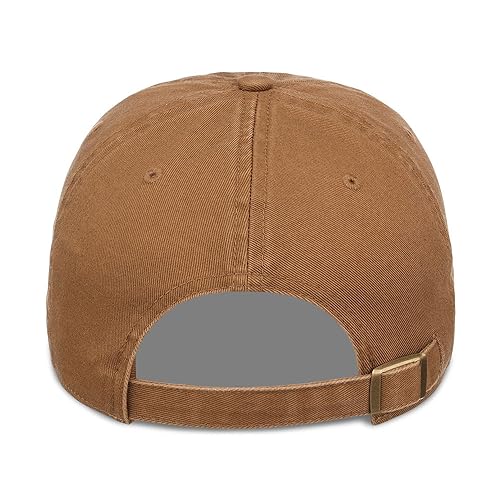 Lids Blank Baseline Dad Adjustable Strapback Hat - color: Camel