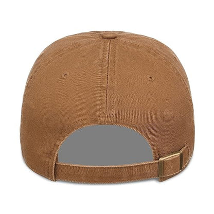Lids Blank Baseline Dad Adjustable Strapback Hat - color: Camel