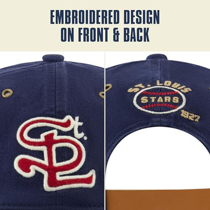 Blue Marlin Dad Hat, Adult Cotton Baseball Cap with Curved Brim, One Size. - color: St. Louis Stars