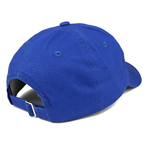 Trendy Apparel Shop Make Racism Wrong Again Embroidered Soft Crown 100% Brushed Cotton Cap - color: Royal