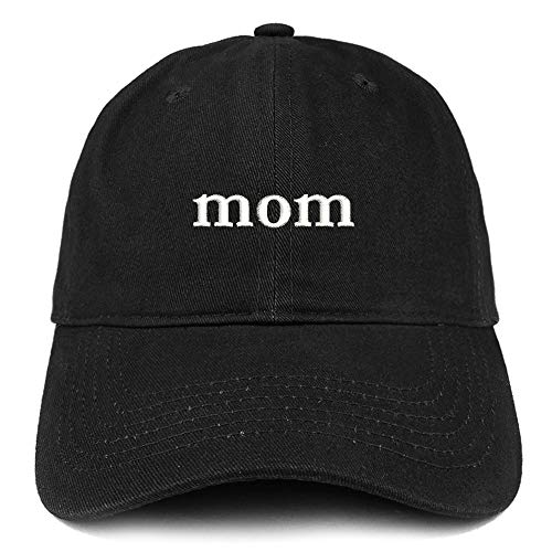 Trendy Apparel Shop Mom and Dad Soft Cotton Couple 2 Pc Cap Set - color: Black Navy