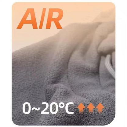 Winter Fleece Ski Mask for Men Women Balaclava Face Mask Windproof Thermal Hood Winter Full Face Neck Cover Warmer - color: Beige