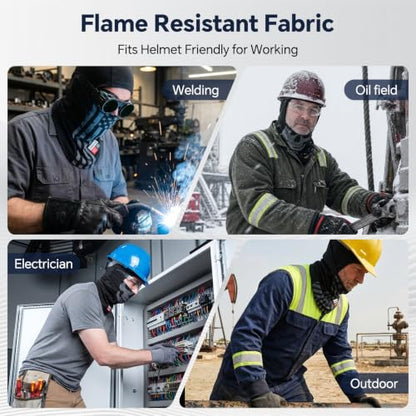 Fullsheild FR Balaclava CAT2 7oz Flame-Retardant Cotton Face Mask, NFPA2112 - color: Usa Flag