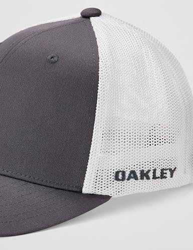 Oakley Mens Oakley Golf Cresting Trucker - color: Forged Iron/White, size: Small-Medium