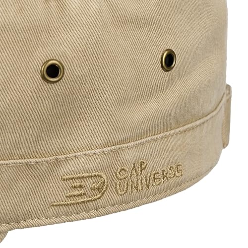 Urban Armycap Cotton Military Fullcap Unisex Summer Winter - color: Beige, size: 7 1/4
