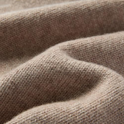 100% Merino Wool Slouchy Beanie Hat, Women Warm Winter Caps Soft, Ladies Breathable & Cozy Stretchy Knitted Skull Cap - color: Light Camel
