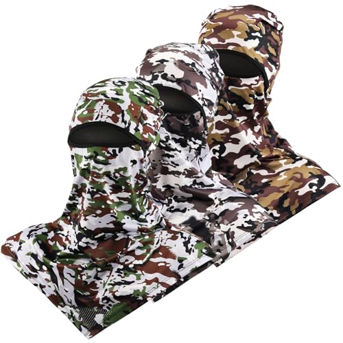 SATINIOR 3 Pcs Summer Balaclava - color: Camouflage Color