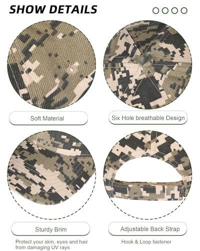 Handepo 24 Baseball Caps Adjustable - color: Camouflage Color