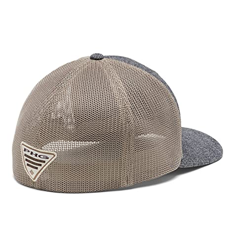 Columbia Unisex PHG Game Flag Mesh Ball Cap - color: Grill Heather/Flax, size: Small-Medium
