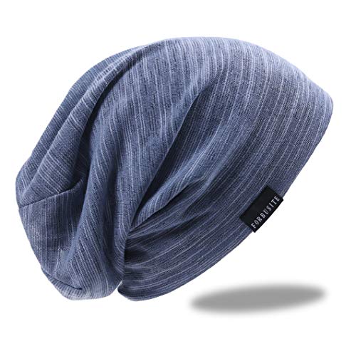 Ruphedy Men Slouchy Beanie Summer Long Oversize Thin Lightweight Skull Cap B011h - color: Blue, size: One Size