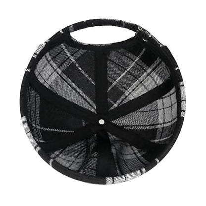 Striped Plaid Brimless Hat for Men Women Rolled Cuff Docker Cap Harbour Beanie Hats Landlord Hat Sailor Cap K399 - color: Yellow