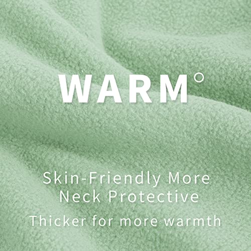 Achiou Ski Mask, Winter Balaclava Warm Windproof Face Cover Men Women - color: Green