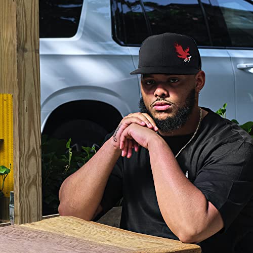 Horror Skull Hat Snapback Hat for Men Women Black Adjustable Classic Adult Baseball Cap Flat Bill Hip Hop Cap - color: Eagle
