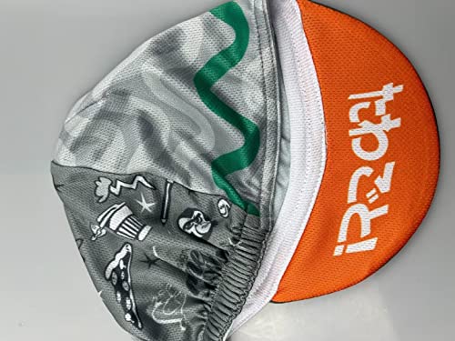 Funny Cycling Cap - Polyester Skull Cycling Hat-Under Helmet -Cartoon Cycling Helmet Liner Breathable&Sweat Uptake - color: B14
