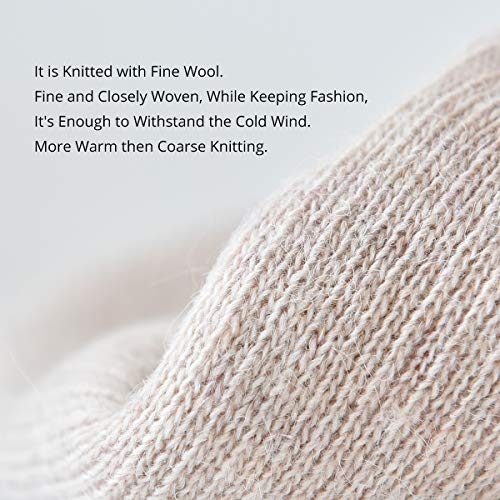 Womens Winter Beret Hat Knitted Beanie Cap Autumn Winter Hat French Classic Beret - color: Dark Grey